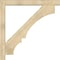 Ekena Millwork Balboa Block Rough Sawn Bracket w/ Offset Brace, Douglas Fir, 6"W x 48"D x 48"H BKT0604X48X48BOA05RDF - alternate 3